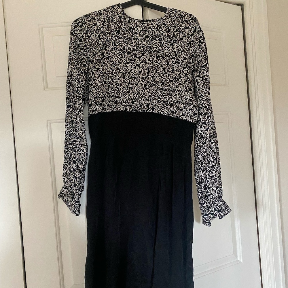 CD Christian Dior Silk Dress Vintage, NWOT fits S XS